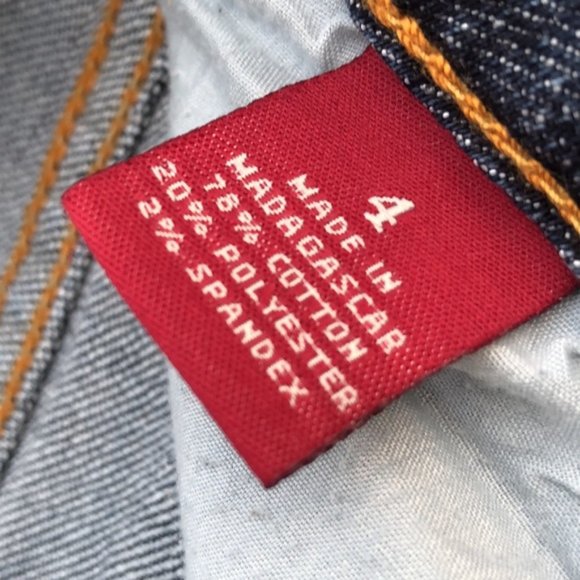 LIKE NEW US POLO ASSN BOOT JEANS 4/26x32 VINTAGE DENIM ⭐ - Picture 7 of 14